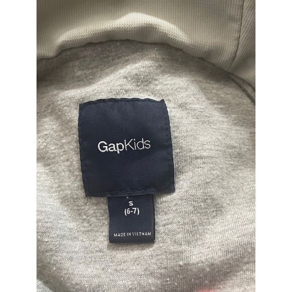 GAP Kids Yellow Windbreaker Jacket Unisex Size Small 6-7 Hooded - Picture 3 of 11